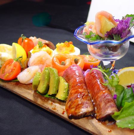Assorted hors d'oeuvres