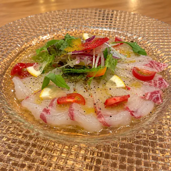 真鯛のカルパッチョ