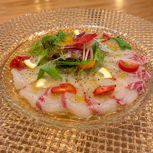 真鯛のカルパッチョ