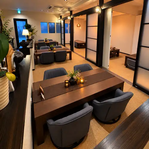 We have raised seating areas perfect for banquets!