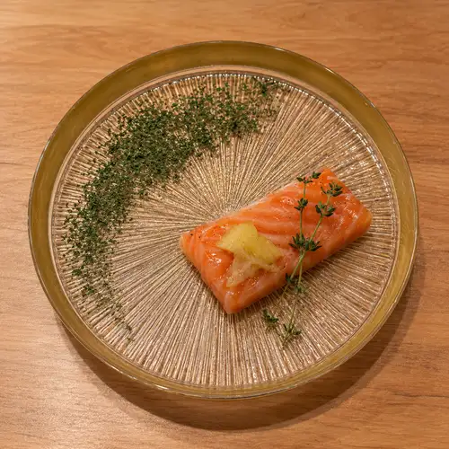 Marinated salmon