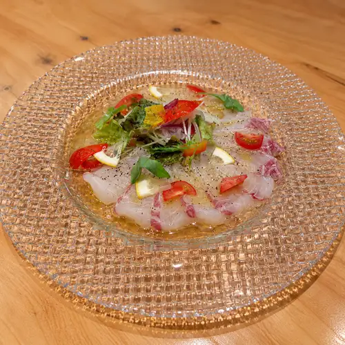 Fresh fish carpaccio