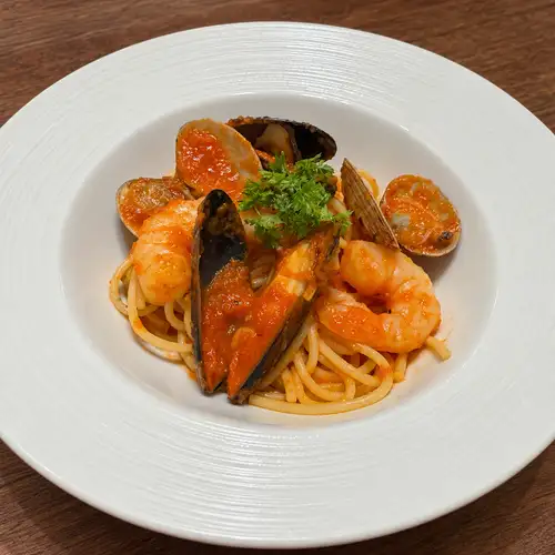 Seafood Tomato Pasta