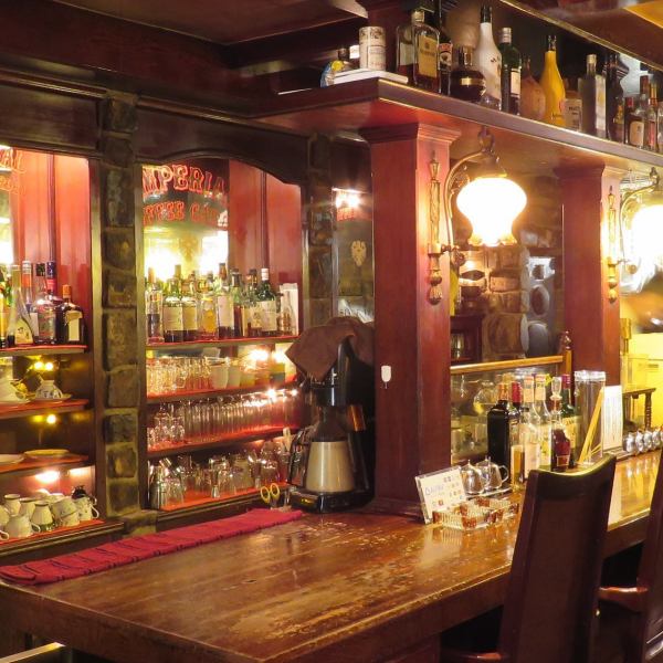 One person is also welcome! Adult atmosphere ◎ The counter seats reminiscent of a foreign bar are very popular for using the second bar and drinking crispy after work ♪