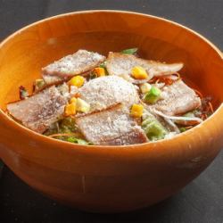 自製培根凱薩沙拉