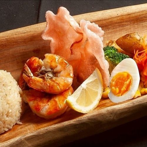 ガーリックシュリンプ&ガーリックライス