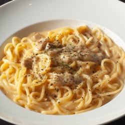 自家製ベーコンカルボナーラ