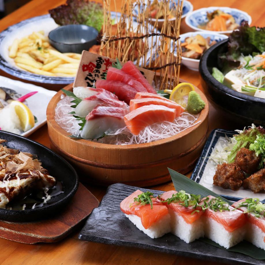 [All-you-can-drink included from 11:30 a.m.] Great value lunch course for 3,800 yen◎
