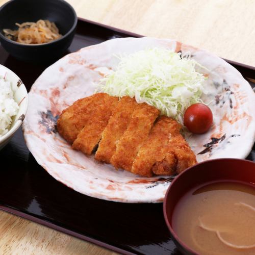 Tonkatsu set meal/Grated pork cutlet set meal