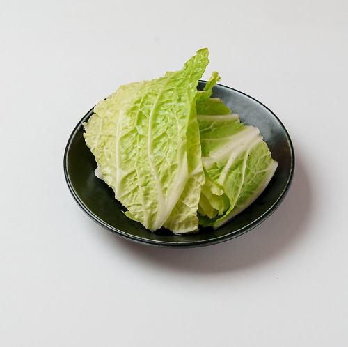 Chinese cabbage additional menu