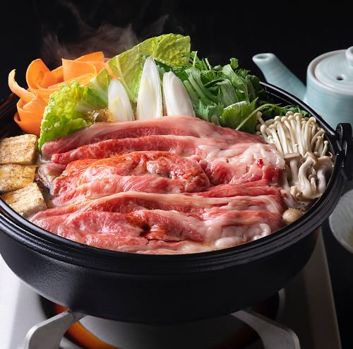 Exquisite Kuroge Wagyu Beef Sukiyaki 150g Course