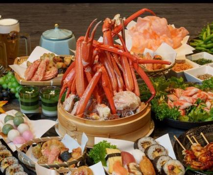 ★Limited time only★ ¥5980 → Now only ¥3980 For parties! All-you-can-eat crab course for 10 or more people for 60 minutes