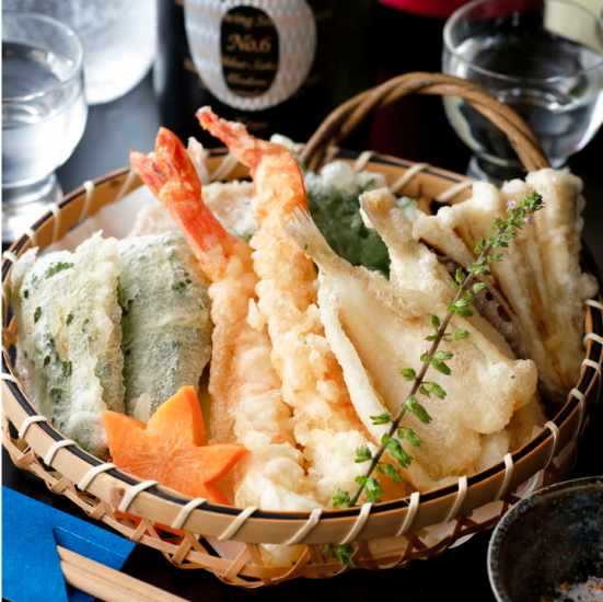 鮮魚を使用したお刺身や天ぷらをご堪能下さい！