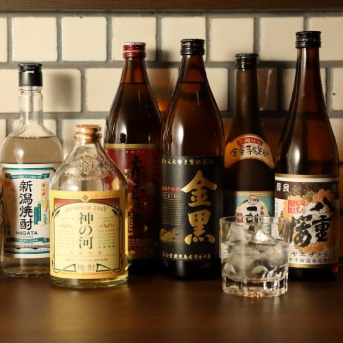 Assorted fine sake and rare varieties