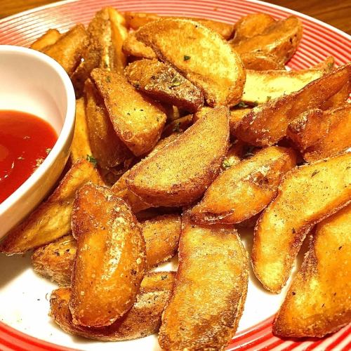 Spicy fried potatoes