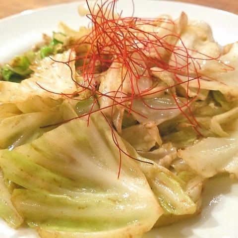 Master's favorite food♪Anchovy cabbage