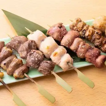 大山どり　焼き鳥７種盛り合わせ