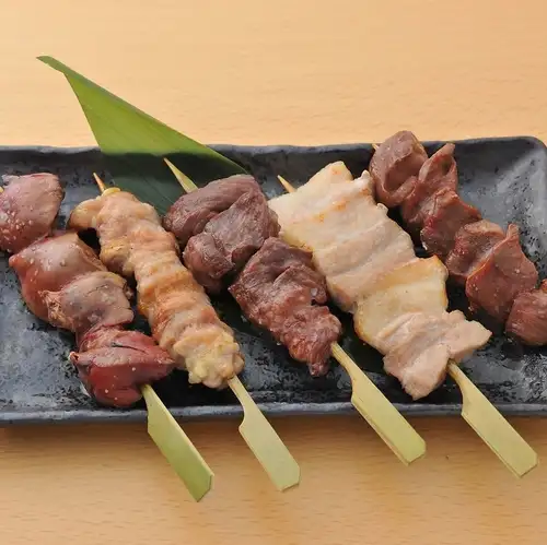 大山鸡肉烤串拼盘（5种）