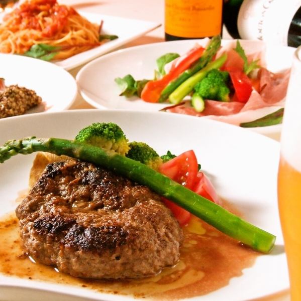 ■gz BARスペシャルコース■お料理全6品2時間飲放付きプラン4500円♪(※金・土・日・祝前は5000円)