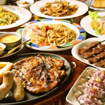 [All-you-can-eat and drink☆] 2.5 hours all-you-can-eat 30 dishes & 80 kinds all-you-can-drink course☆ 3,300 yen (tax included) for women, 3,800 yen (tax included) for men