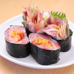 青物梅ガリ巻き