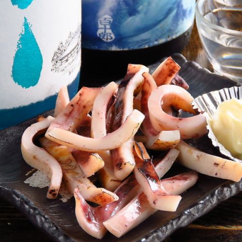 Dried squid overnight