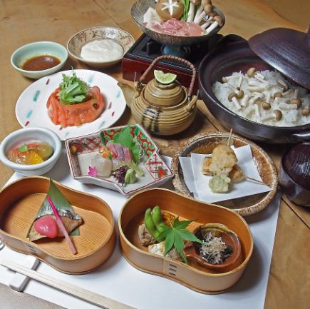 [Lunch only] "Sazanami" 6,000 yen (tax included) *Reservations must be made at least 2 days in advance (minimum 2 people)