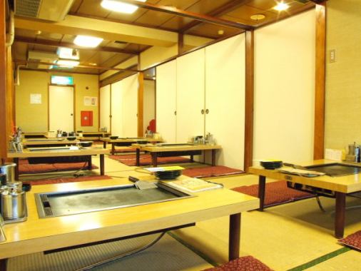 [7th floor] Up to 60 people can sit in the tatami room, which can accommodate any occasion, large or small.