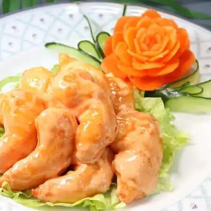 Shiba shrimp with mayonnaise