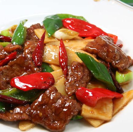 Stir-fried Beef with Sichuan Chili Pepper