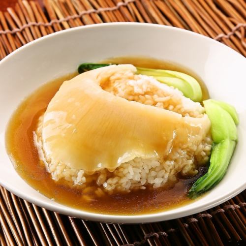 Steamed rice with shark fin