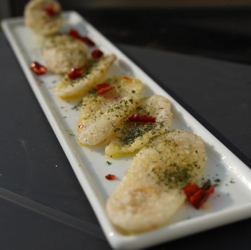 Chinese yam peperoncino style