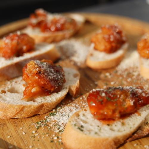 Deep fried octopus Galician style