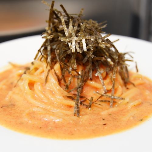 Mentaiko and Yuzu Pepper Cream Pasta