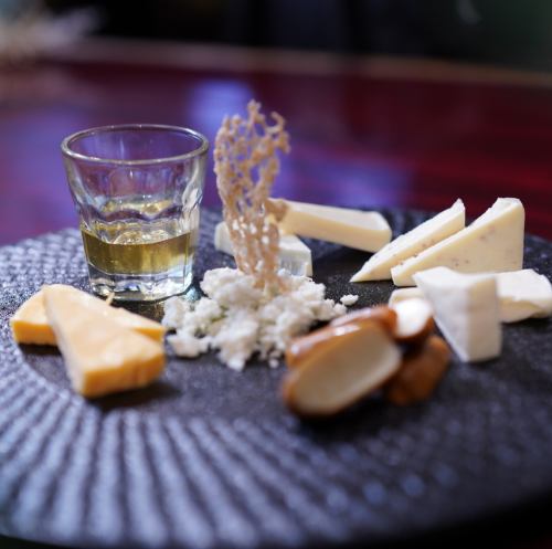チーズの盛り合わせ