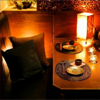◆ Private room for a small number of people ◆ How about a girls-only gathering, a joint party, entertainment, etc. in a spacious and spacious private room?Since it is a private room seat, you can enjoy conversation without worrying about the surroundings.Please relax