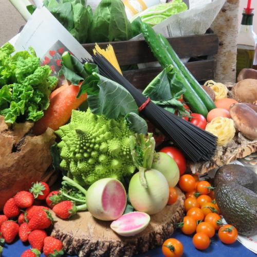 Fresh vegetables from contracted farmers
