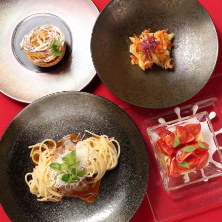 ＜4月ランチ限定＞　THE PASTAコース★　3,800円（税サ込）　