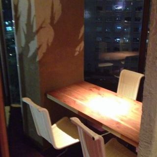 品川を一望できる、人気の半個室席☆ご予約はお早めに♪