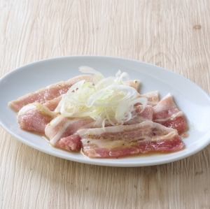 Green onion and salt pork ribs