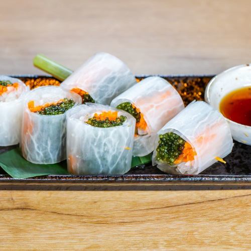 Sea grape skewers