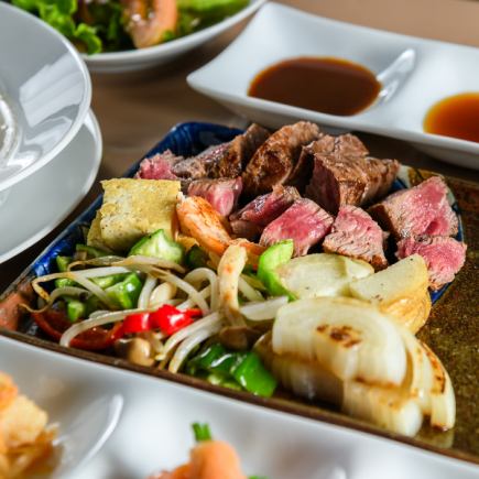 【全套餐】澳大利亚黑安格斯长期谷饲牛里脊肉 5,600日元/6,700日元(含税)