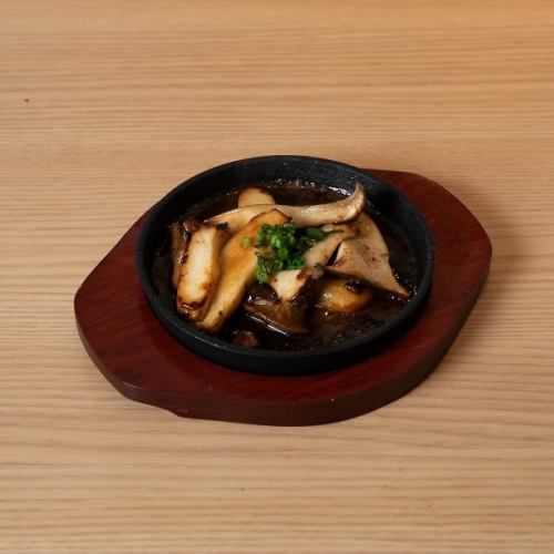 King oyster mushroom butter (iron plate)