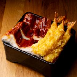 鰻魚蝦天婦羅蓋飯