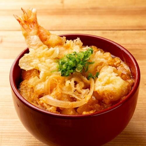 Shrimp tempura bowl