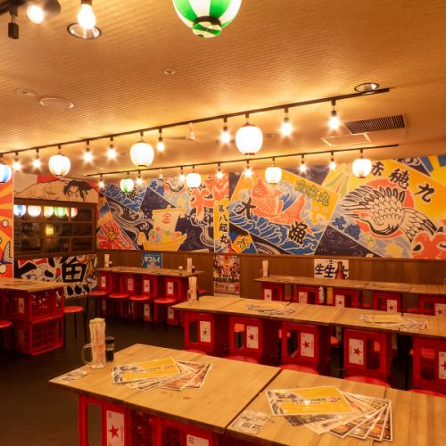 A lively atmosphere that captures the feel of a fishing town.