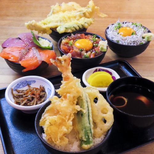 Enjoy a great value lunch set with fresh seafood