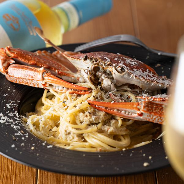 -PASTA-Rich crab cream pasta