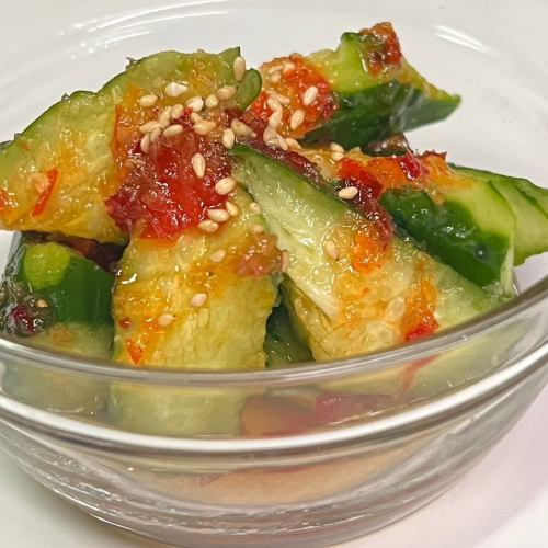 Piercing spicy cucumber