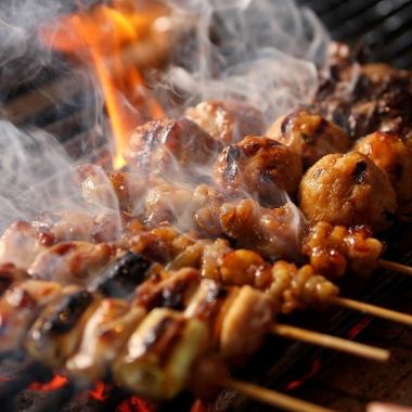 Enjoy Kushiyaki at a great price! [2H all-you-can-drink course] Total of 8 dishes, 3,000 yen (tax included)